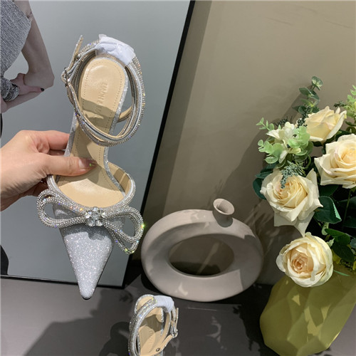 mach and mach bow rhinestone heels