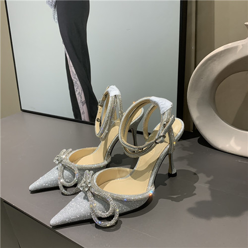 mach and mach bow rhinestone heels