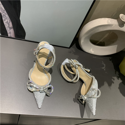 mach and mach bow rhinestone heels