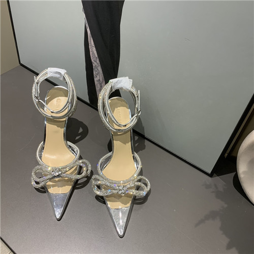 mach and mach bow rhinestone high heels