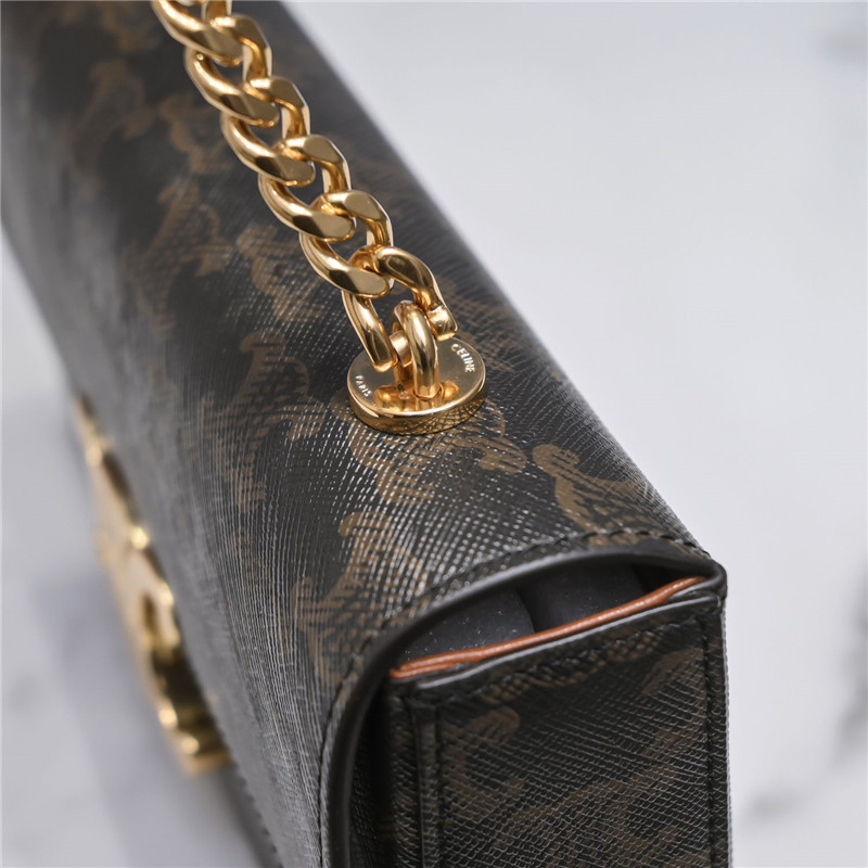 Ce1i*e triomphe shoulder bag with chain