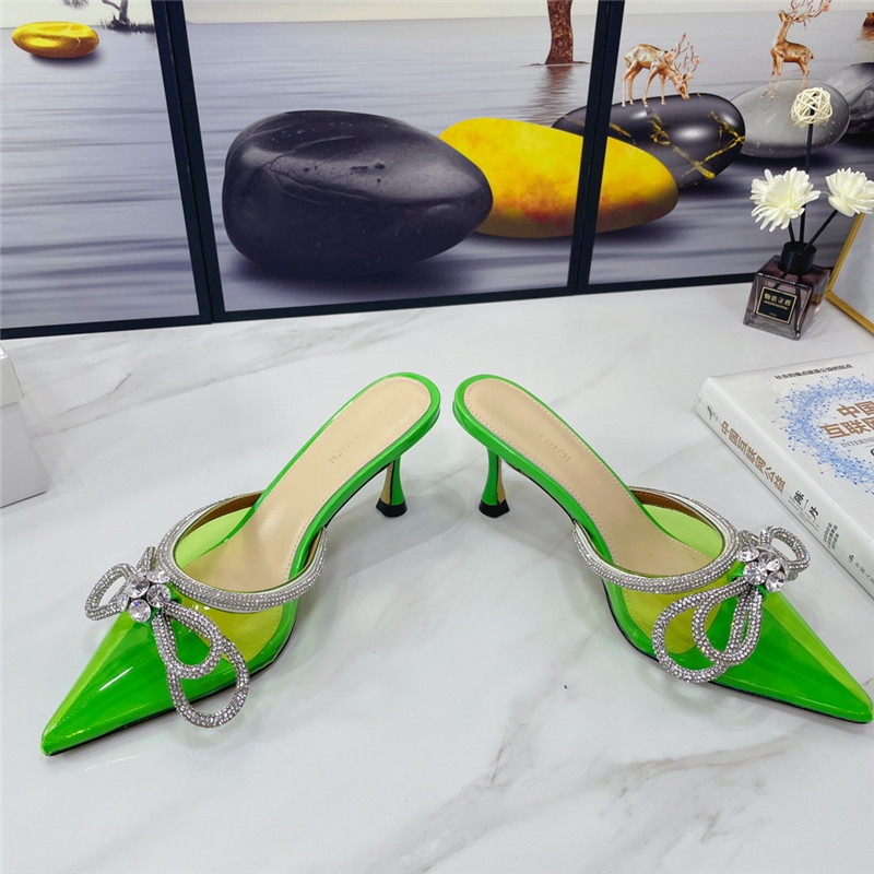 mach & mach double crystal heels