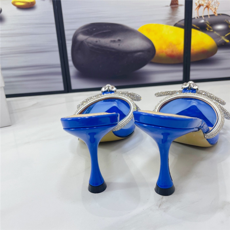 mach & mach double crystal heels