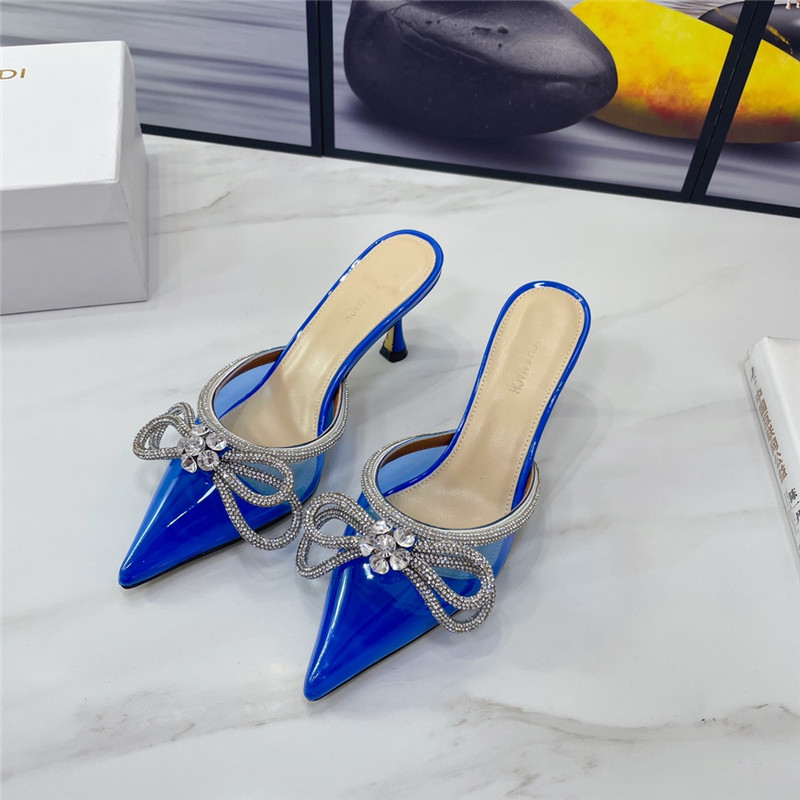mach & mach double crystal heels