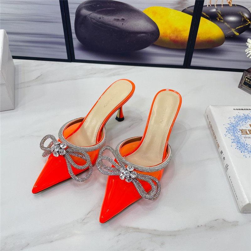 mach & mach double crystal heels