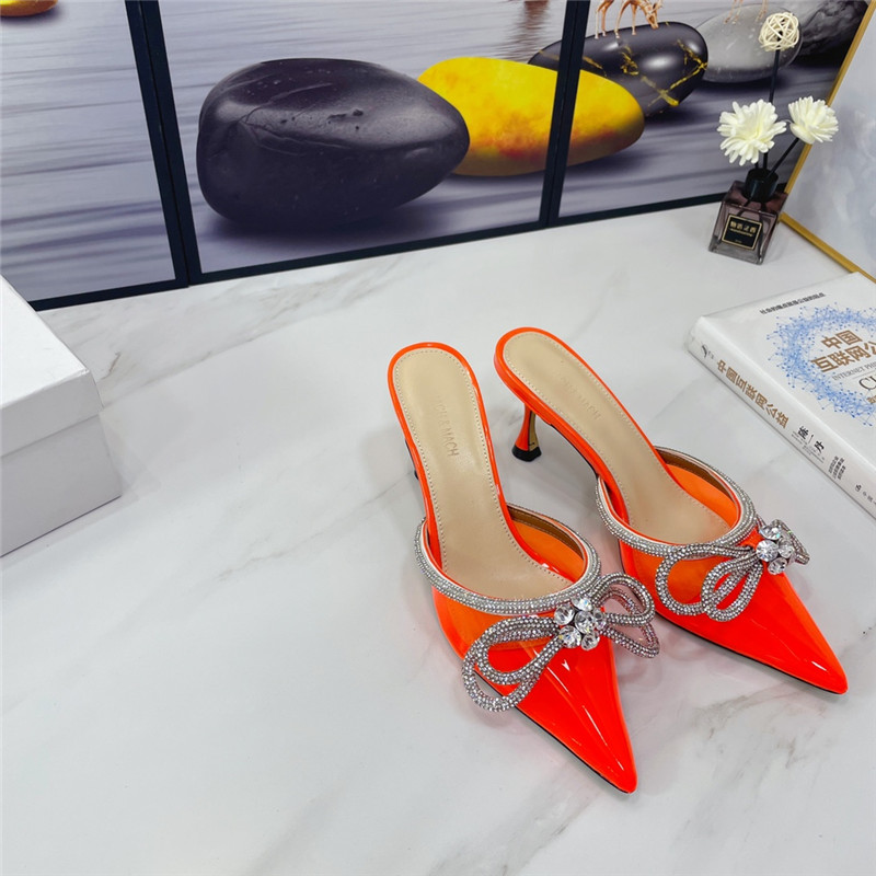 mach & mach double crystal heels