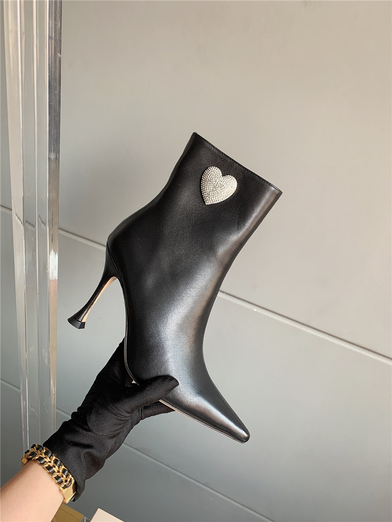 mach & mach heeled ankle boots