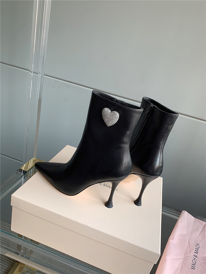 mach & mach heeled ankle boots