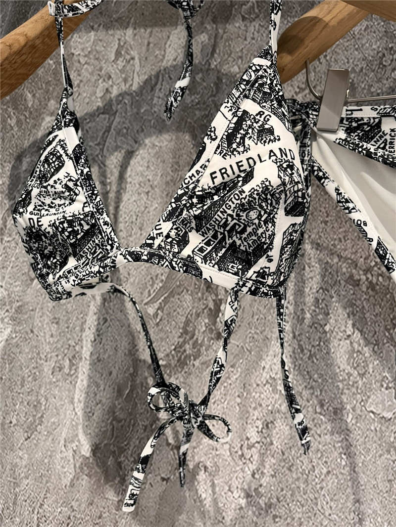 D10r paris map bikini swimsuit