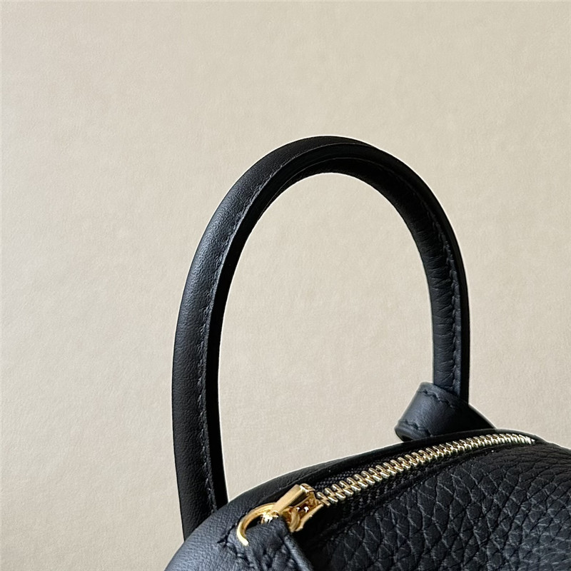 H**me5 mini lindy bag black
