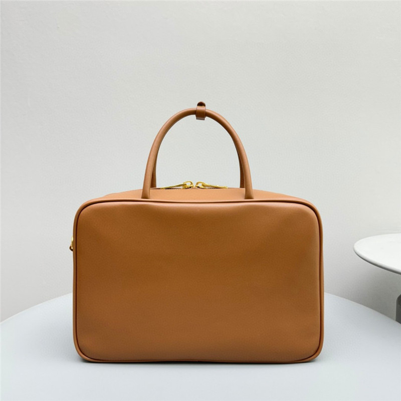 Miu Miu Leather Beau Bag Brown