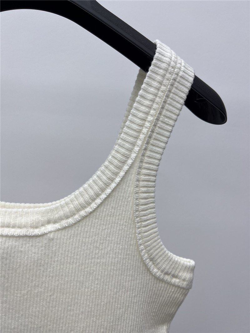 A1exa*der wang logo embossed knitted vest