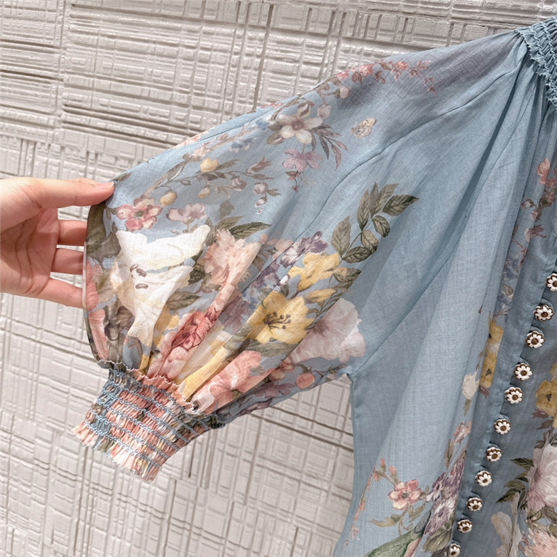 zimm woven silk linen shirt