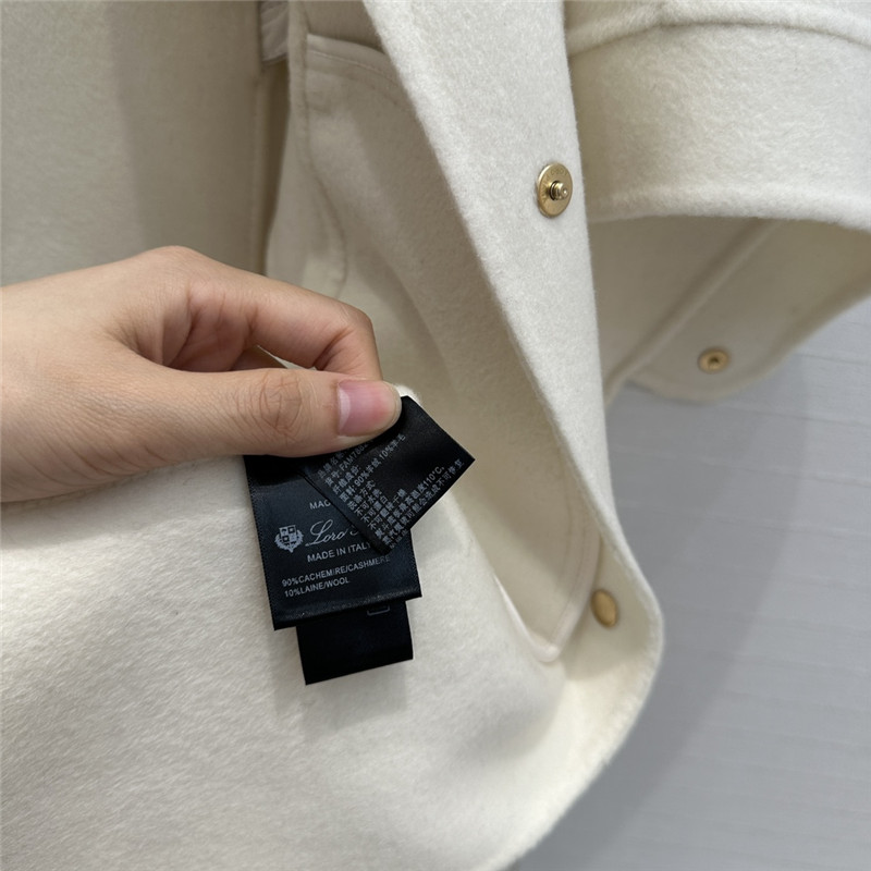 L0r0 P1ana cashmere cape coat
