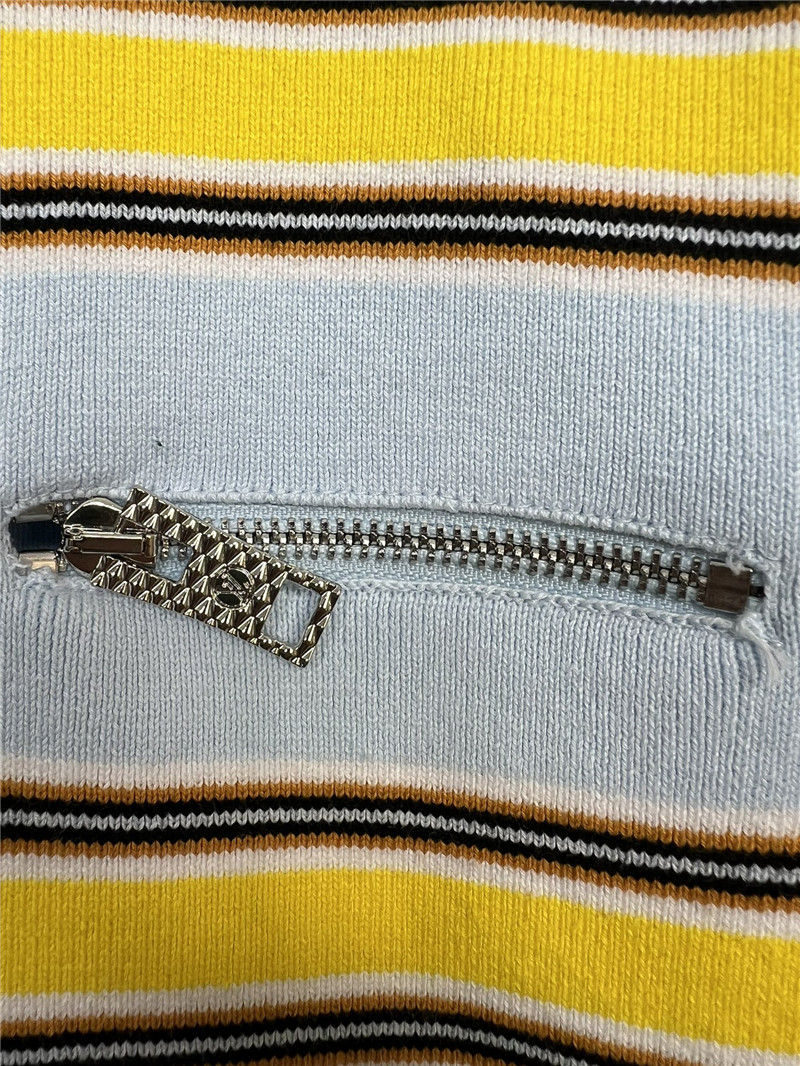 l0vis Vvtt0n lv striped knit short sleeves