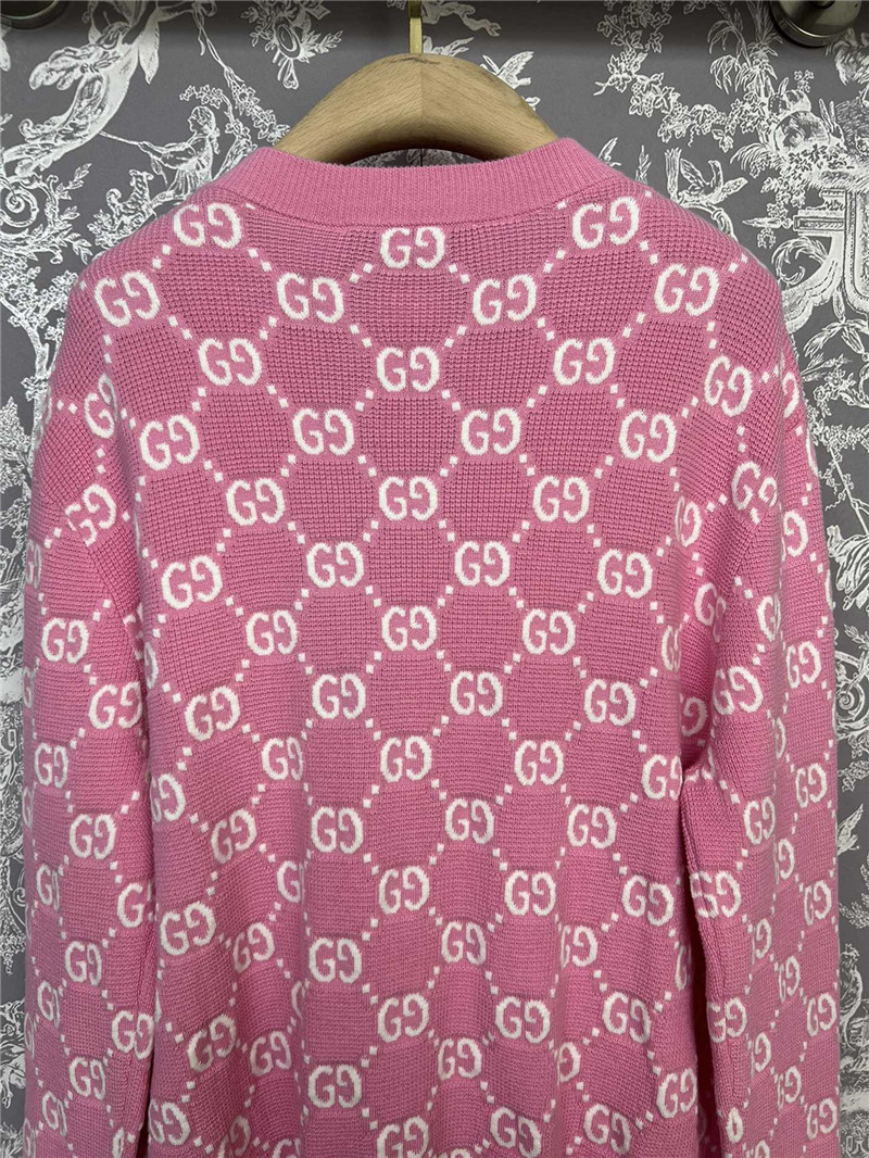 gvc*1 gg D1am0nd jacquard knitted cardigan