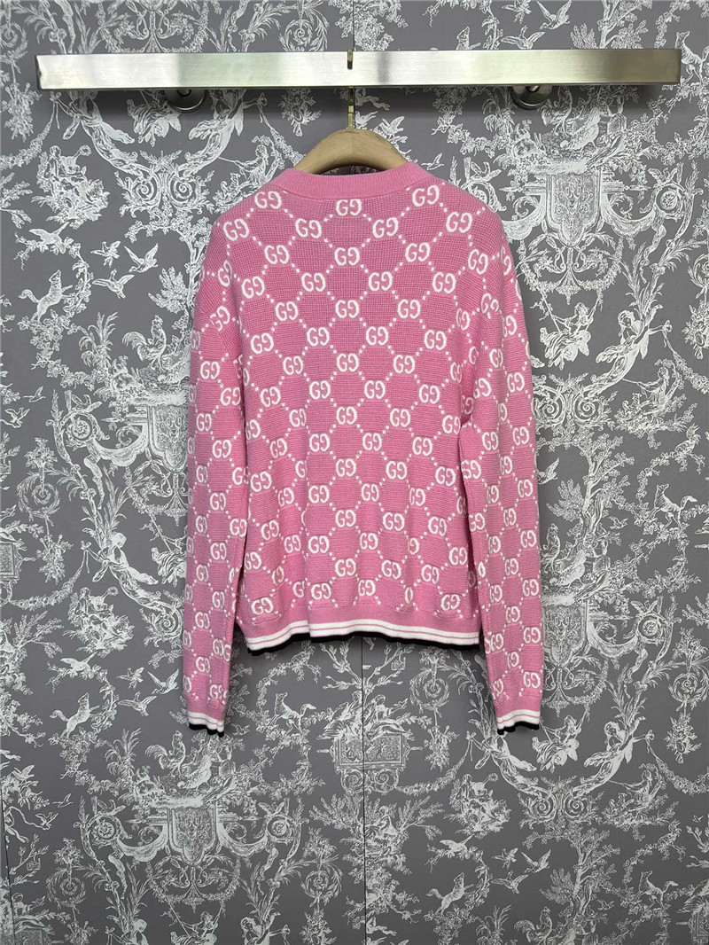 gvc*1 gg D1am0nd jacquard knitted cardigan