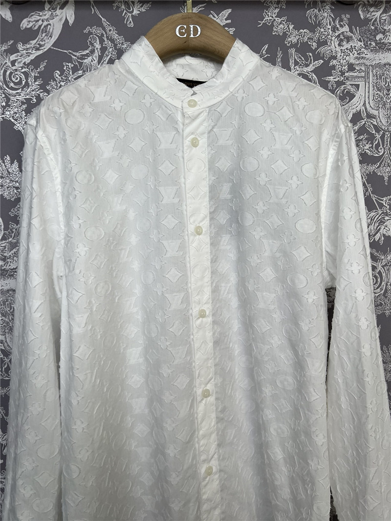 l0vis Vvtt0n lv jacquard long shirt