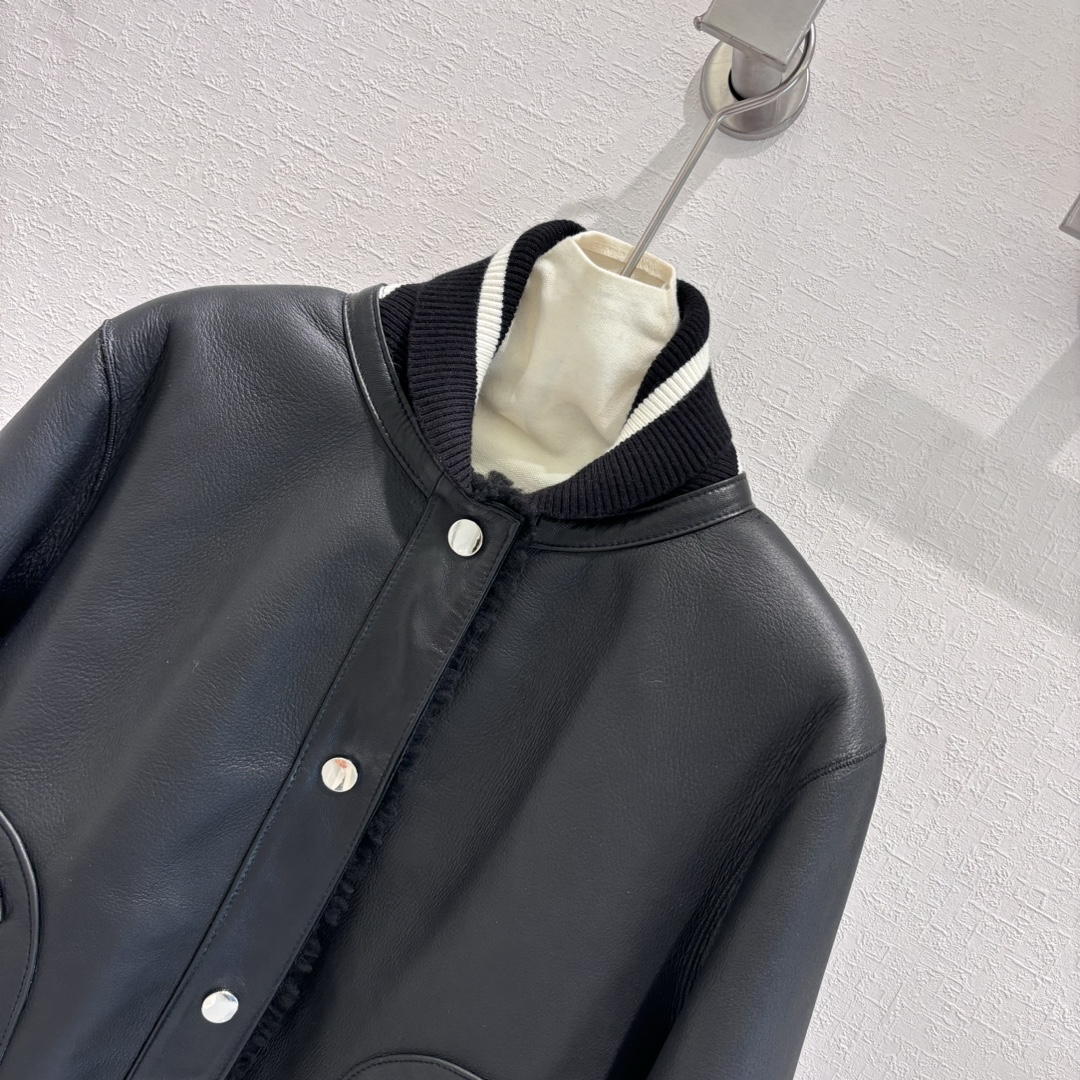 D10r teddy cashmere baseball jacket