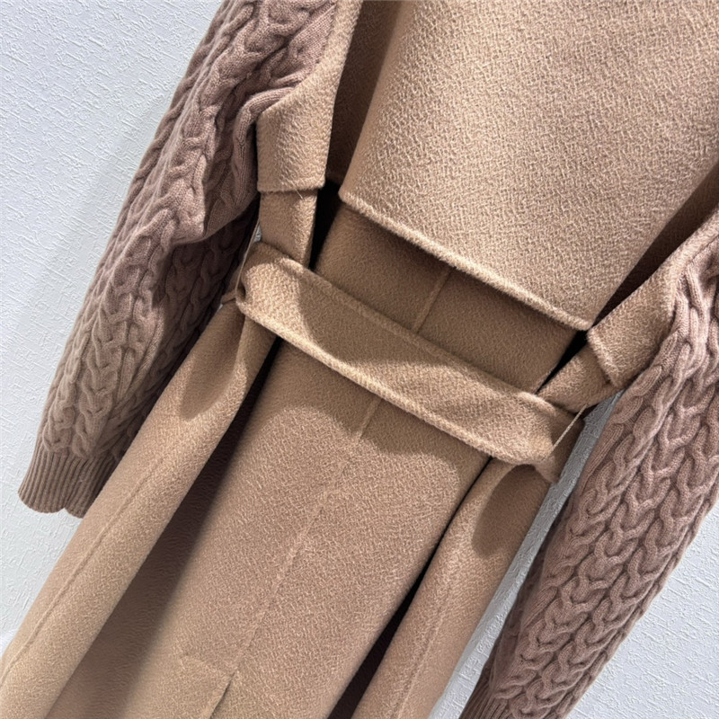 Vanitoo long cashmere wool long coat