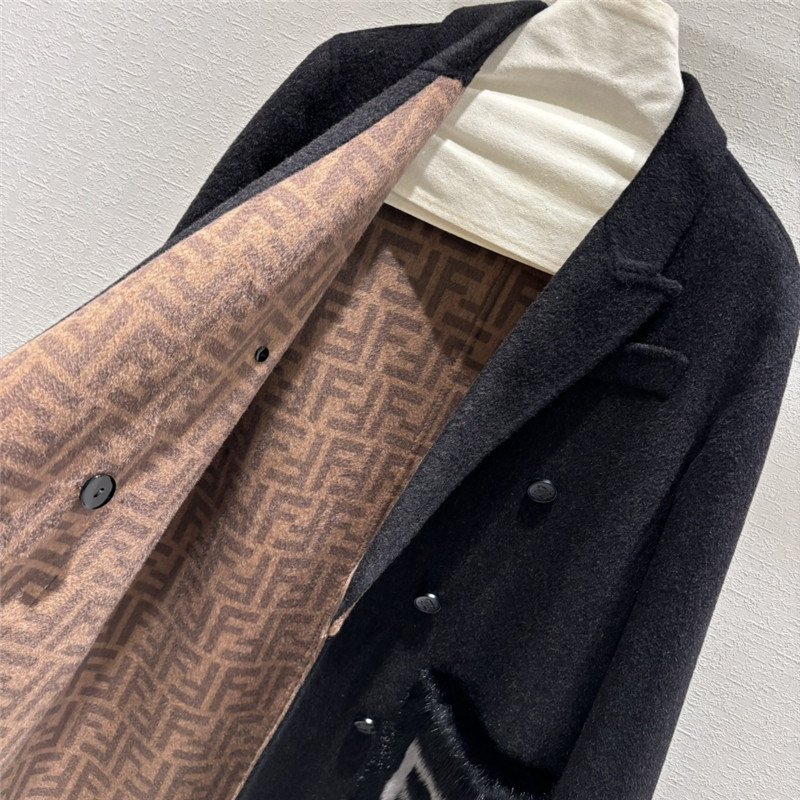 F**di lapel mink coat
