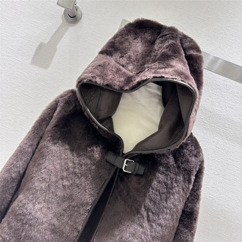 H**me5 short shearling jacket