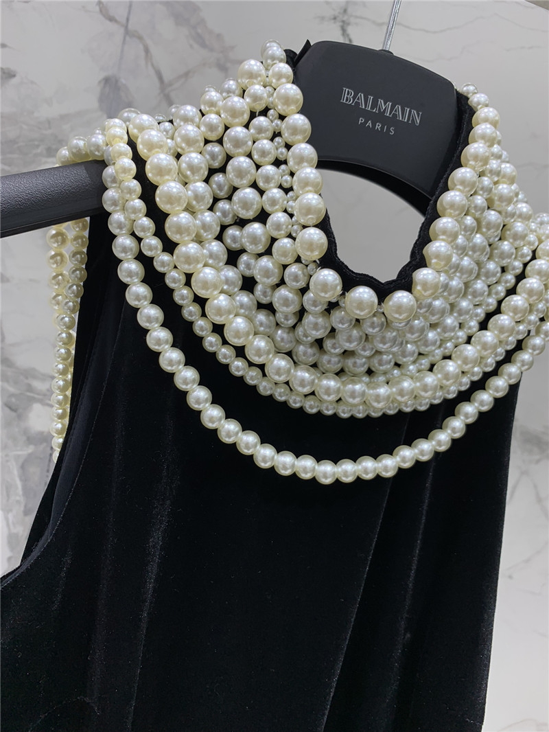 Balmain pearl dress