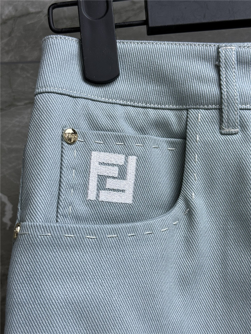 F**di zippered slit skirt