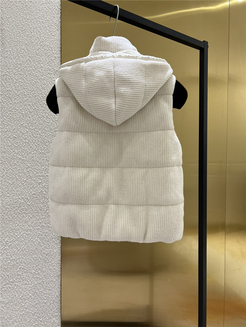 BC cashmere hooded vest