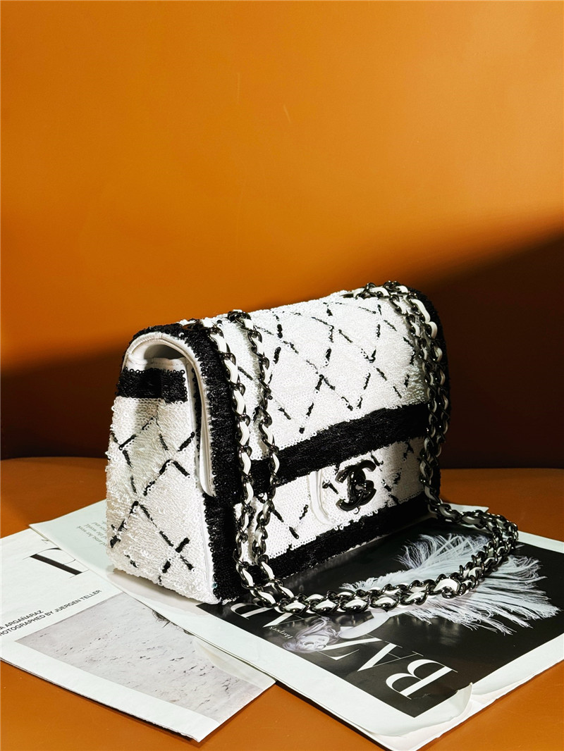 Ch**el sequin cf bag small