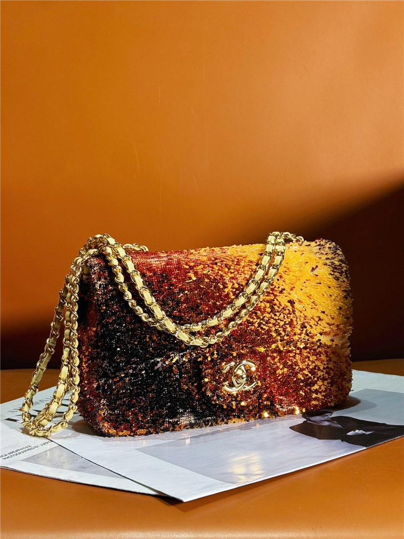 Ch**el sequin cf bag