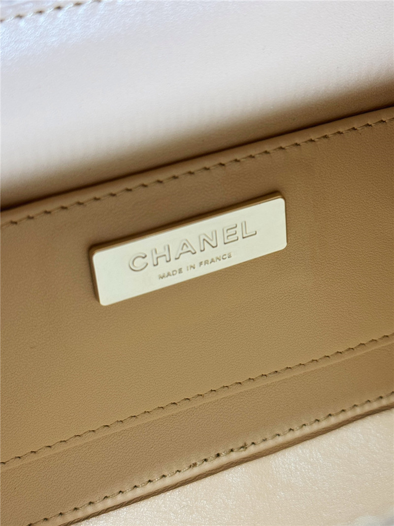Ch**el beige camera bag