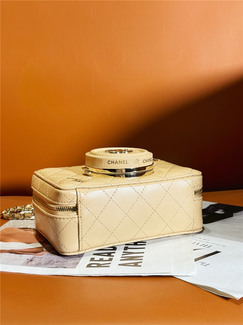 Ch**el beige camera bag