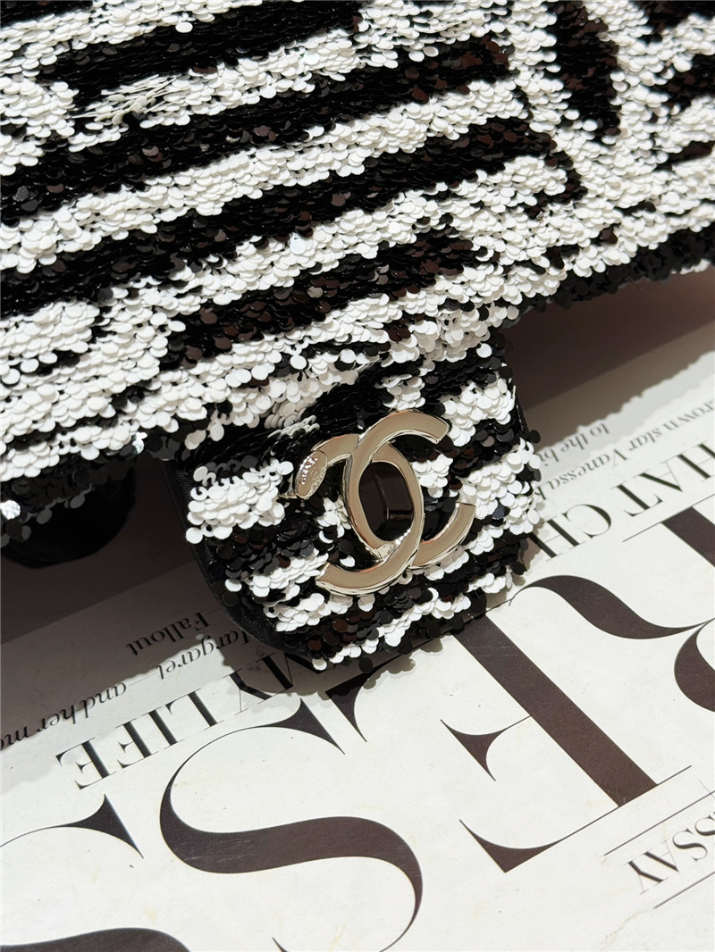Ch**el sequin cf bag small