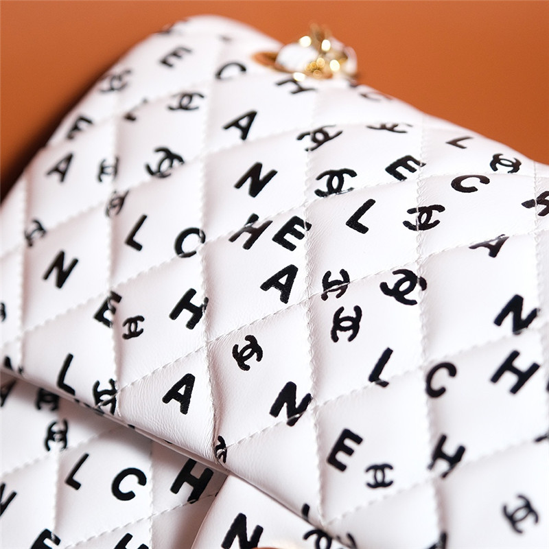 Ch**el limited edition graffiti letter cf bag