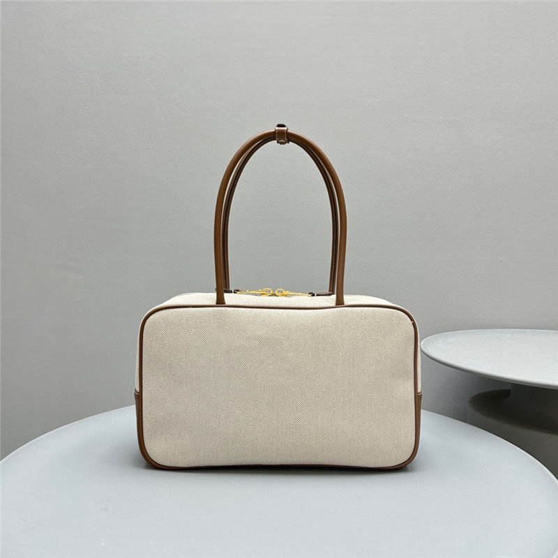 Miu Miu Canvas Bowling Bag
