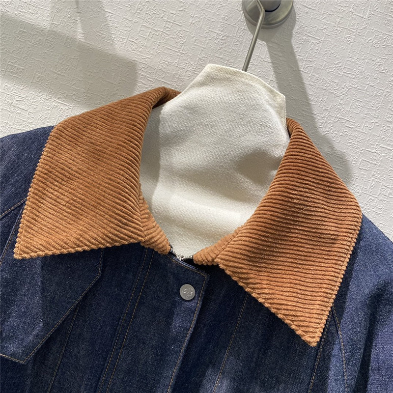 L0ew* thin denim jacket