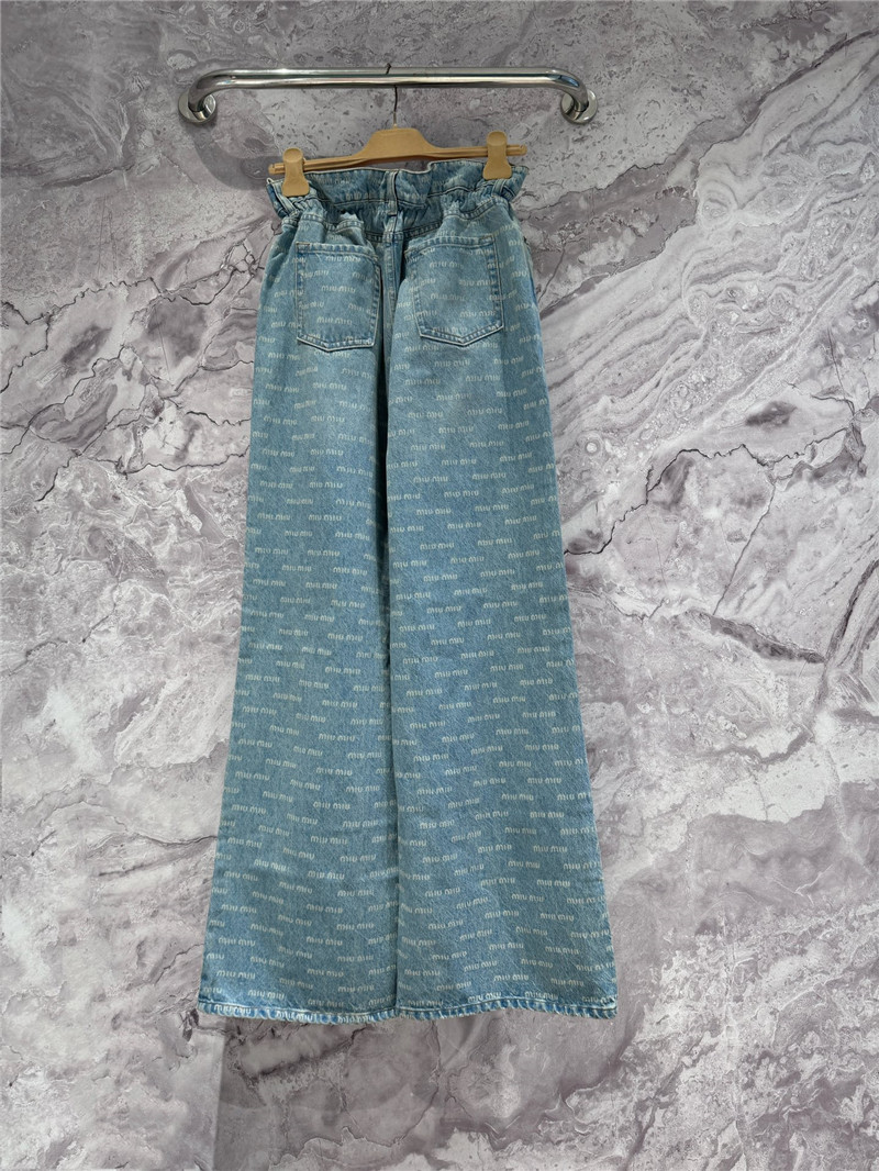 M1um1u flower waist jeans