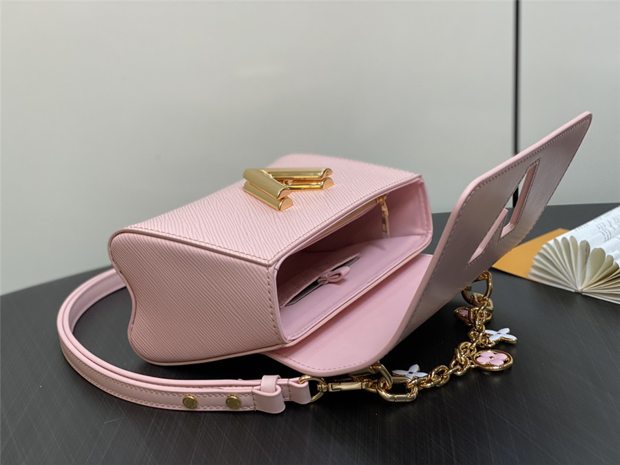 l0vis Vvtt0n lv twist pm epi leather bag