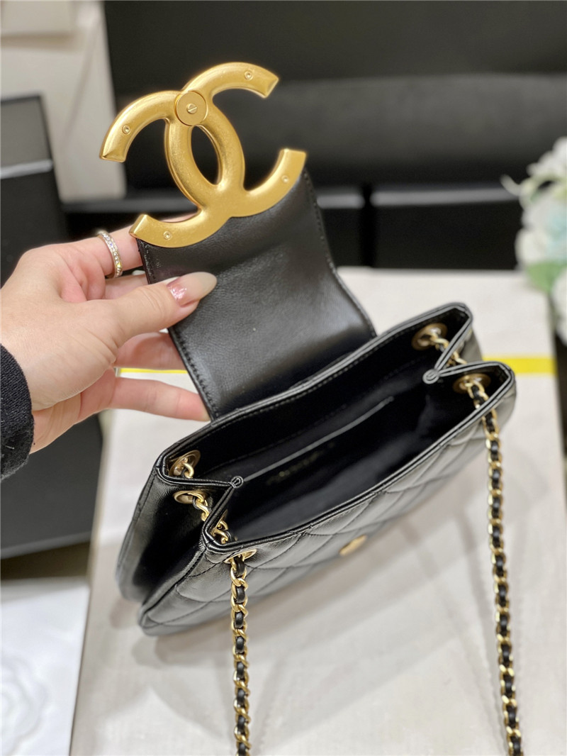 Ch**el Ch**el logo messenger bag