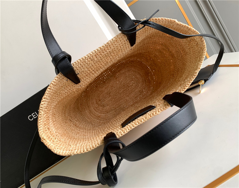 Ce1i*e teen plant cowhide classic basket bag
