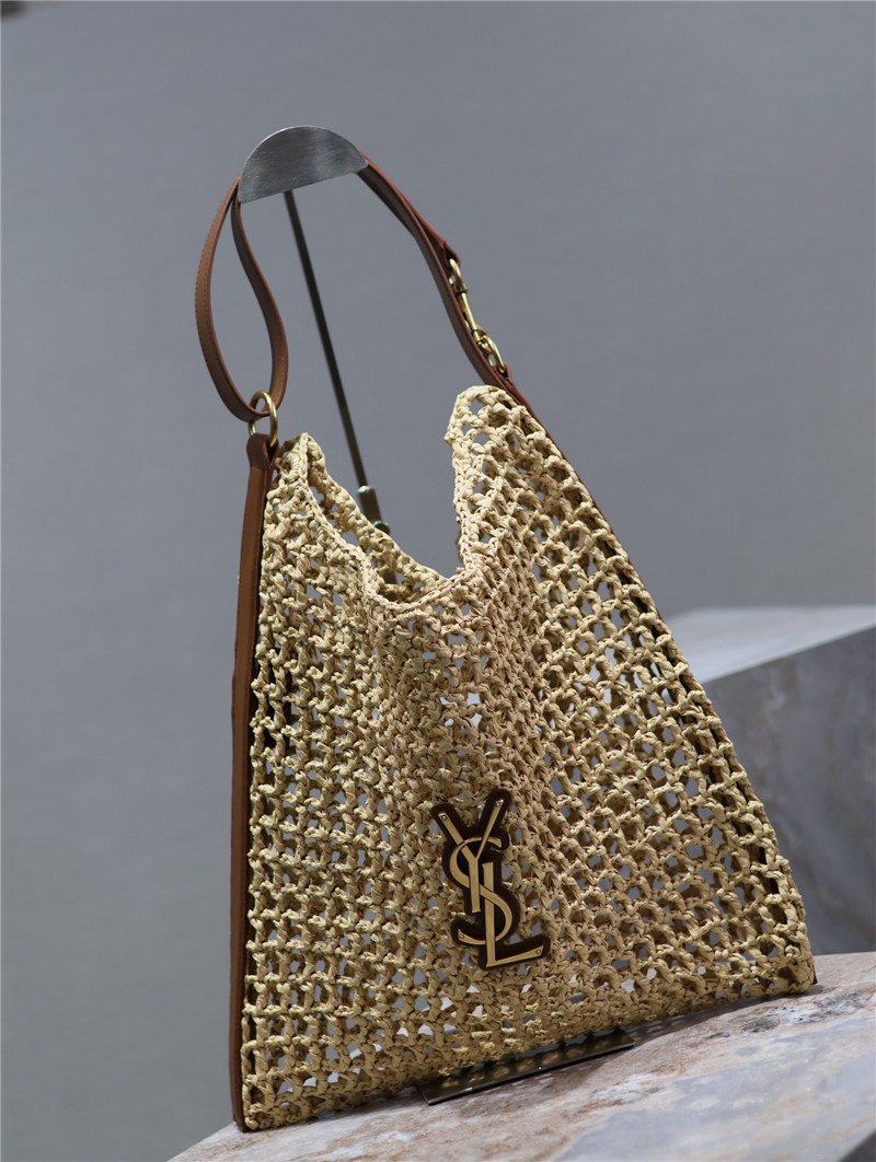 Y51 oxalis raffia shoulder bag