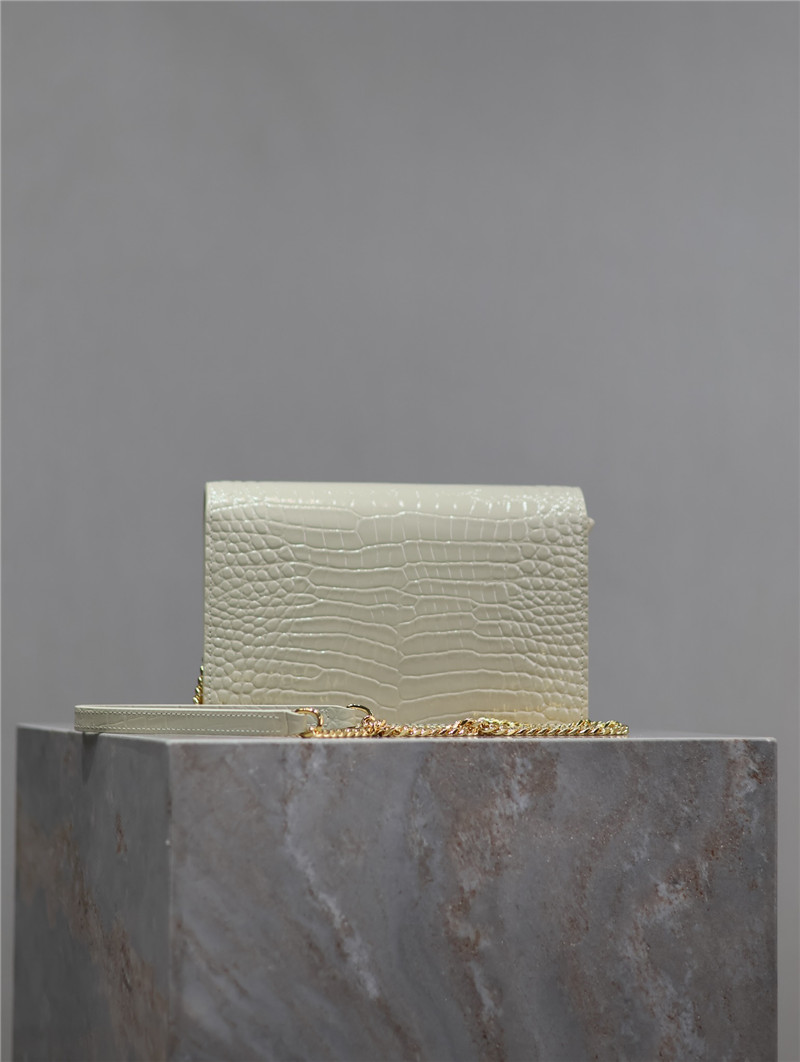 Y51 kate tassel chain bag in white