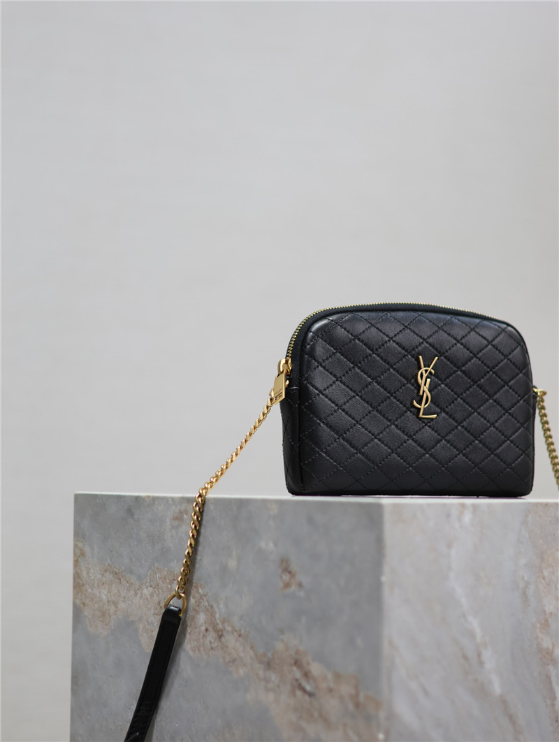 Sa1nt Lau*nt gaby zipped pouch in black