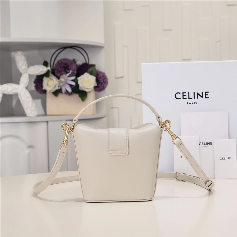 Ce1i*e mini bucket bag in beige