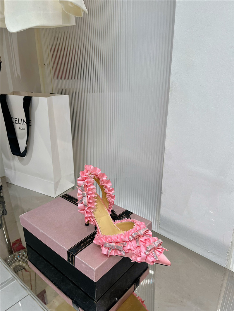 Mach & Mach Silk Slingback Pumps