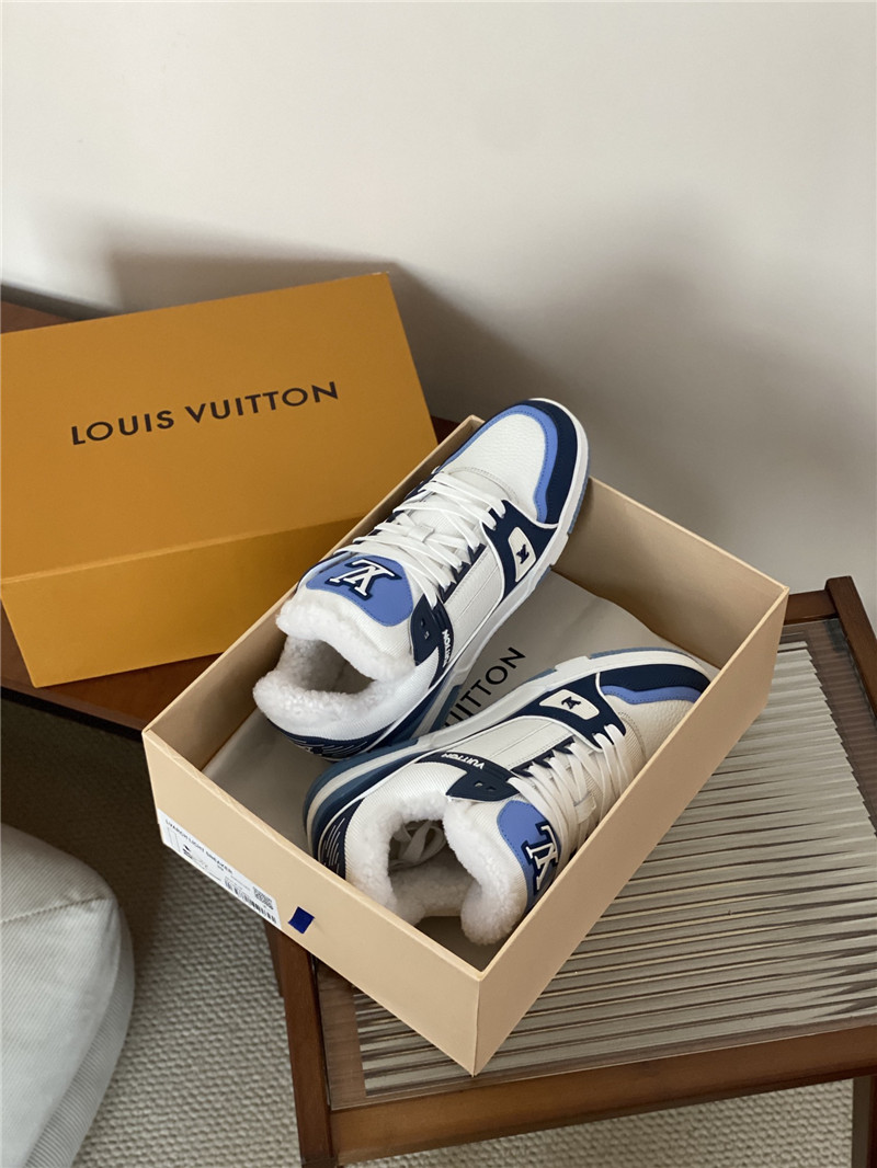 l0vis Vvtt0n lv trainer fur sneakers in blue