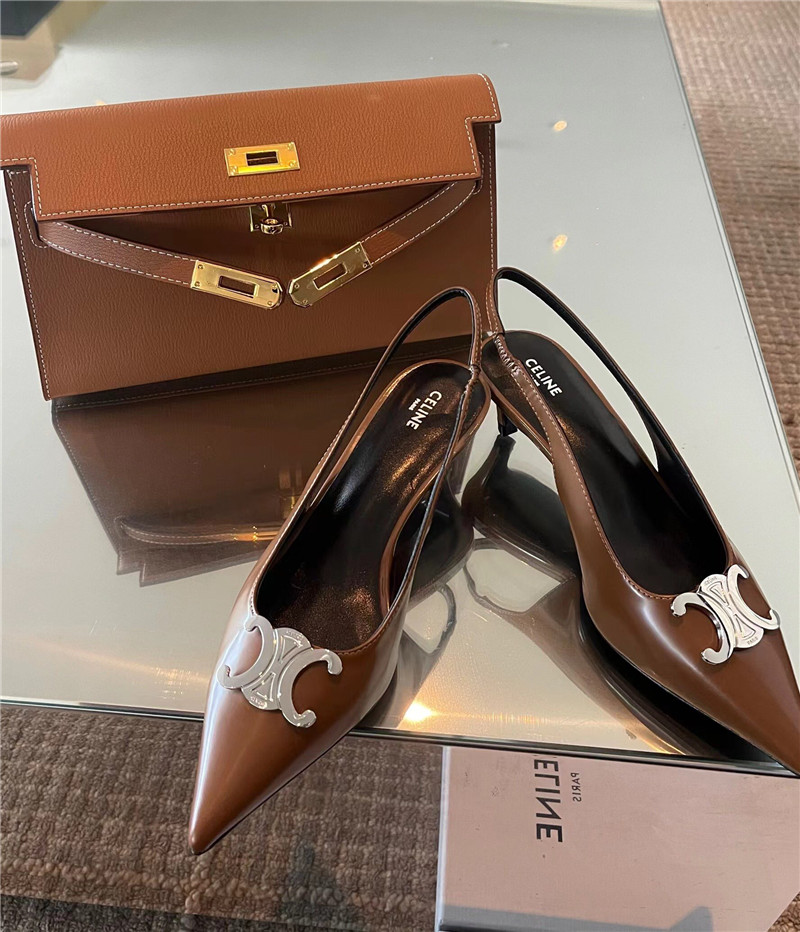 Ce1i*e arc de triomphe kitten heels