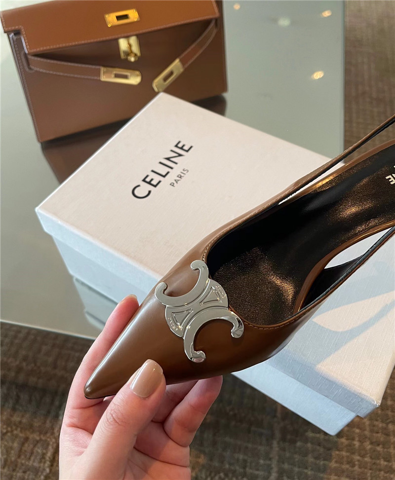 Ce1i*e arc de triomphe kitten heels