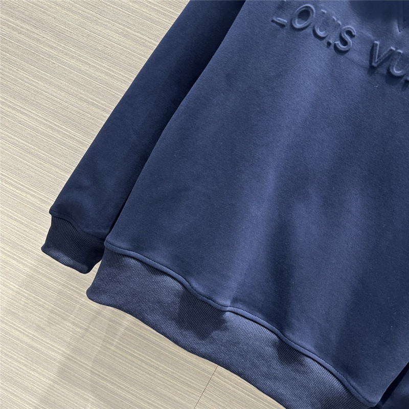l0vis Vvtt0n lv blue hooded logo sweatshirt suit
